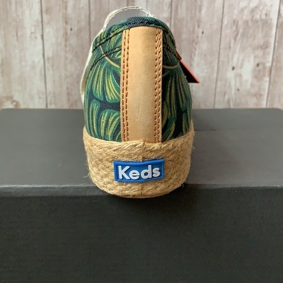 𝅺keds x Rifle Paper Triple Kick Palm Espadrilles - Picture 7 of 11